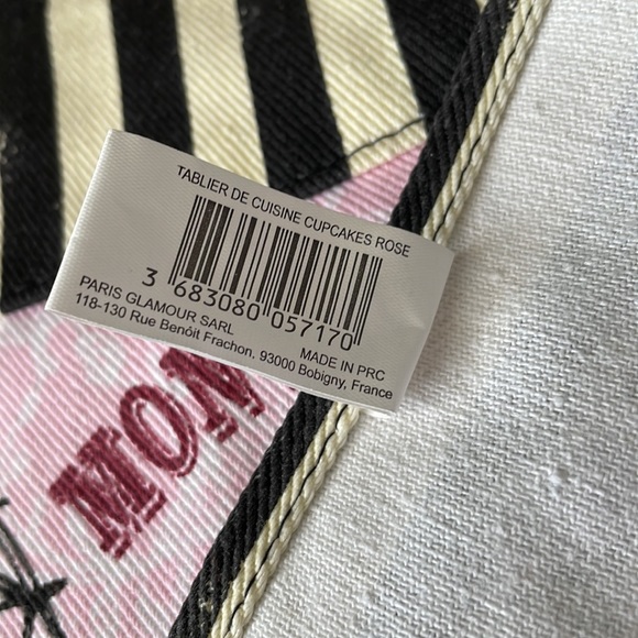 Paris Cupcake Pastry Themed Tablier De Cuisine Apron - Picture 7 of 9